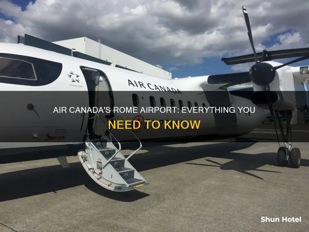 which airport in rome does air canada fly