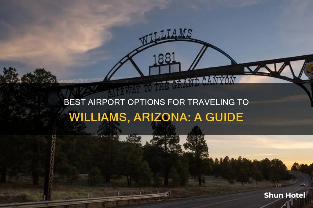 which airport is best to get to williams az