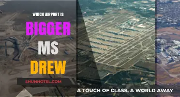 Airport Size Comparison: MS Drew's Bigger Option