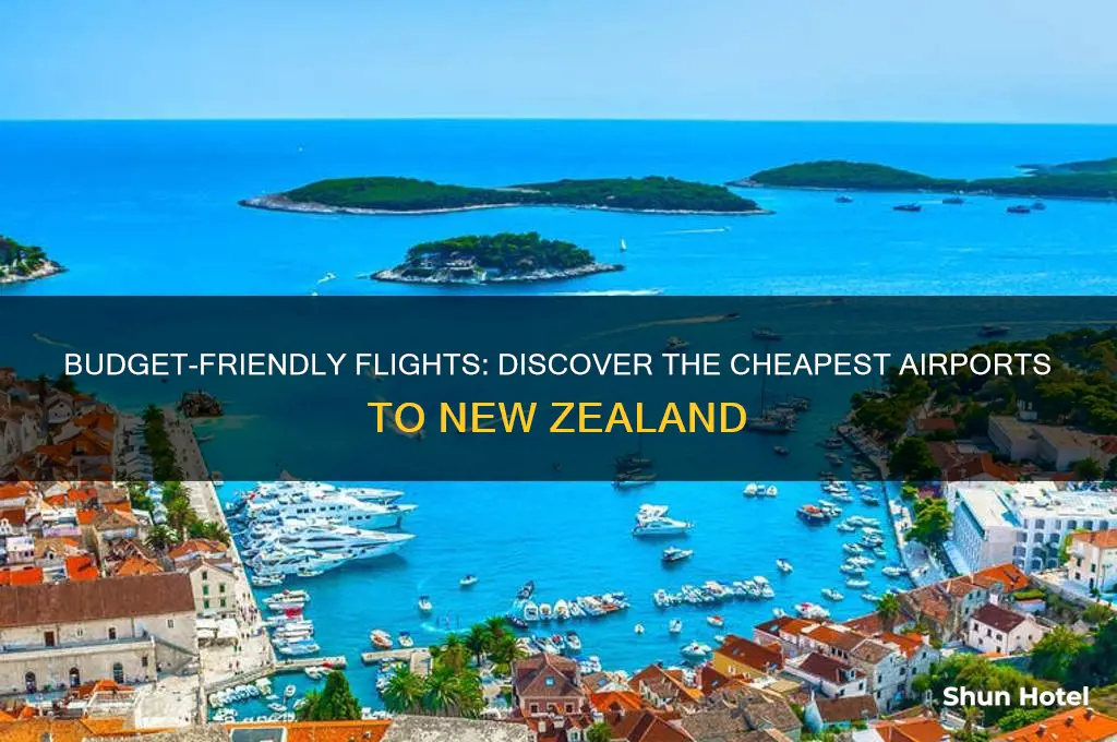 which airport is cheapest to fly to new zealnad