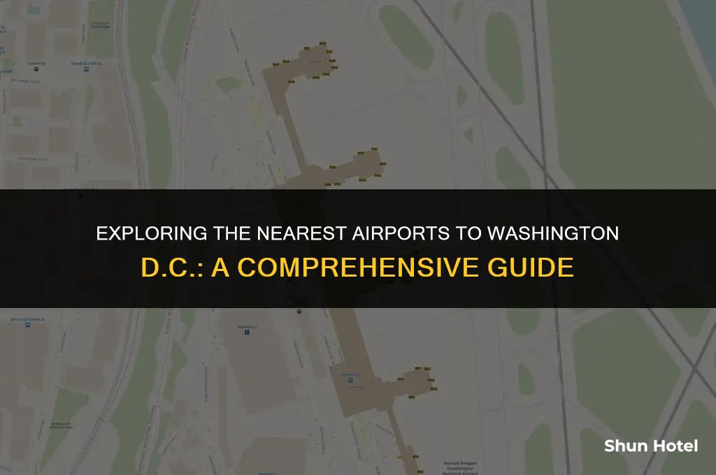 which airport is closest to dc