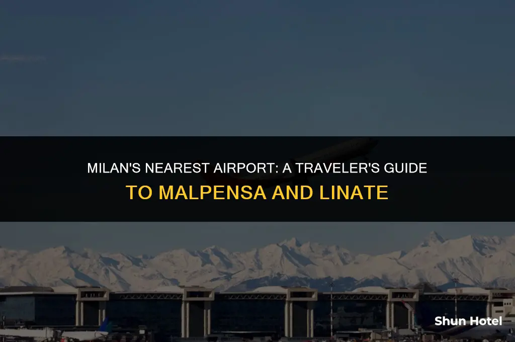 which airport is closest to milan train station