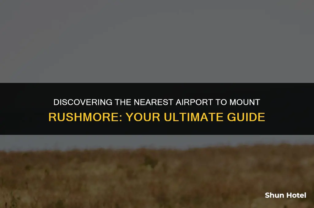 which airport is closest to mount rushmore