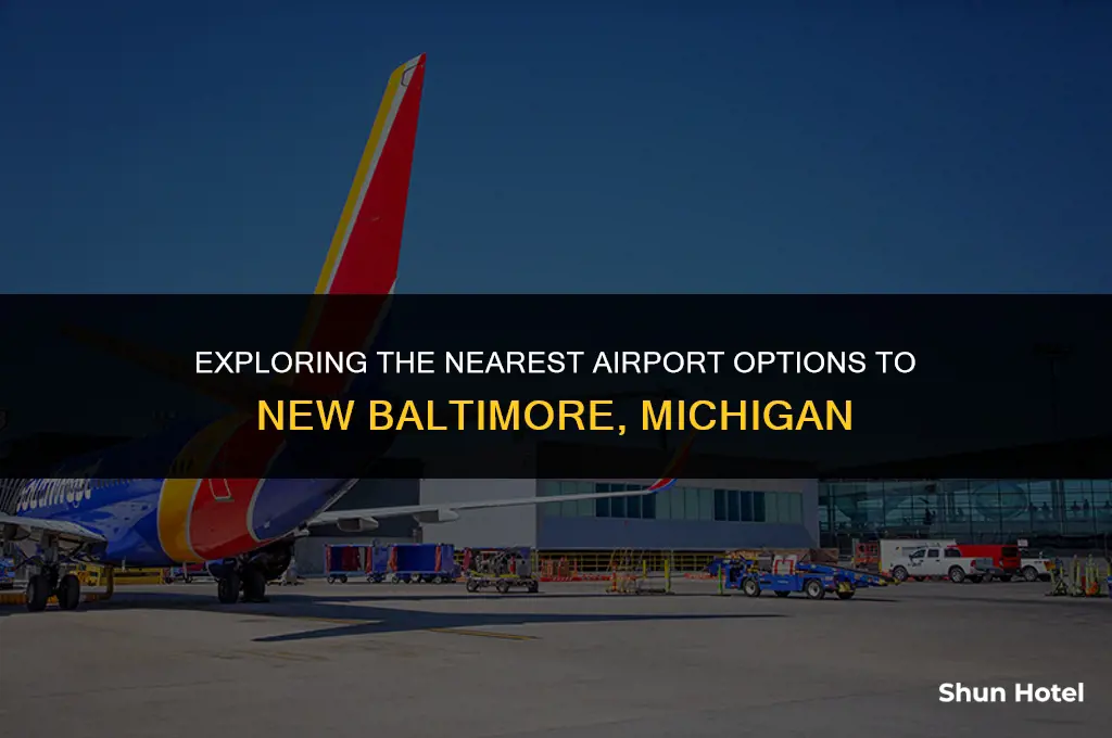 which airport is closest to new baltimore michigan