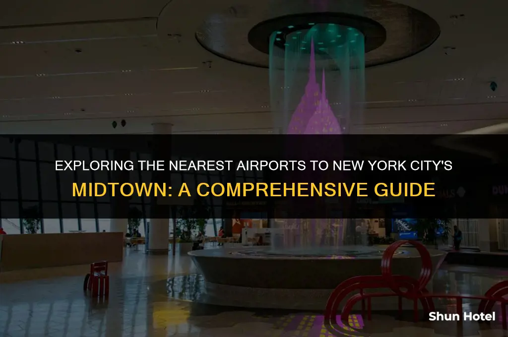 which airport is closest to new york midtown