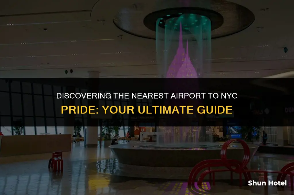 which airport is closest to nyc pride