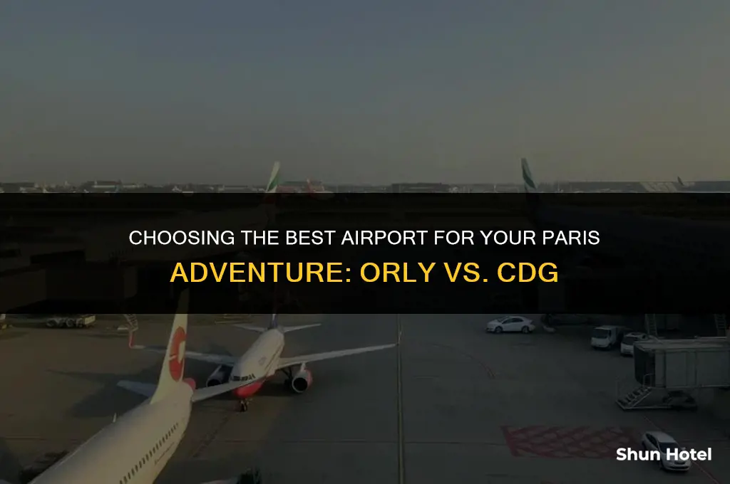 which airport is closest to paris ory or cdg