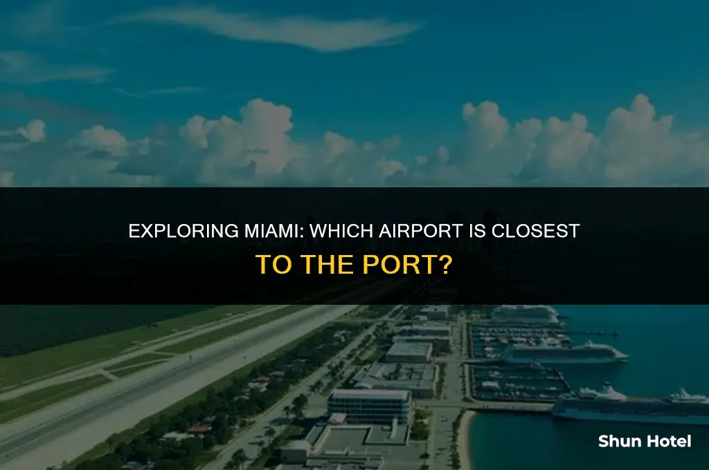which airport is closest to port of miami
