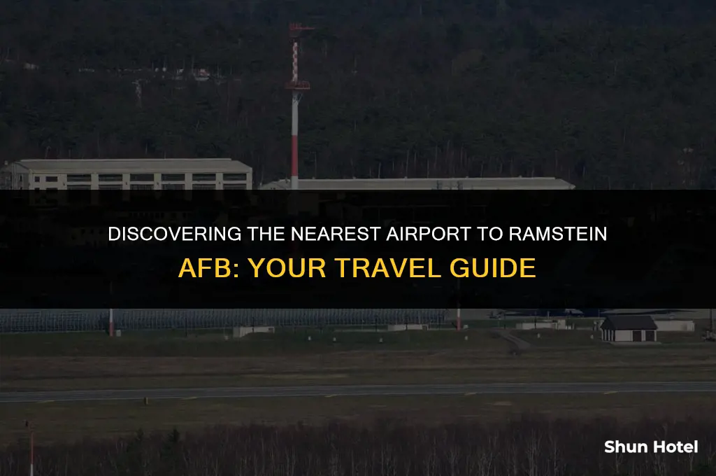 which airport is closest to ramstein afb