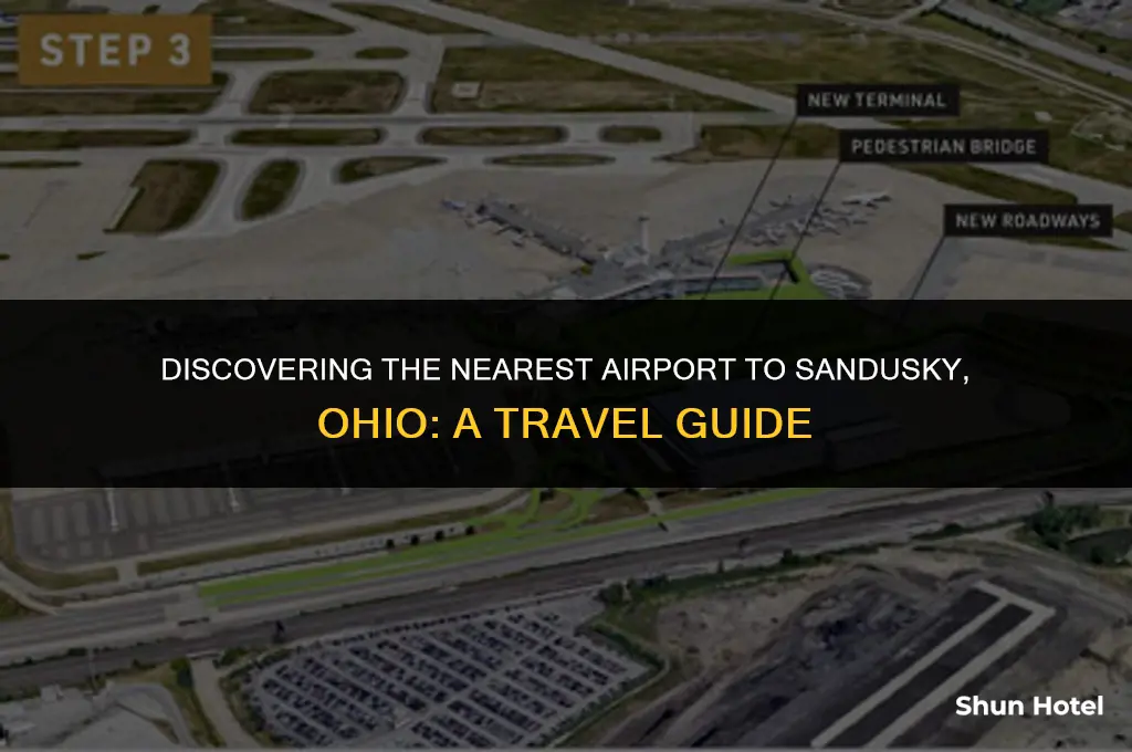 which airport is closest to sandusky ohio