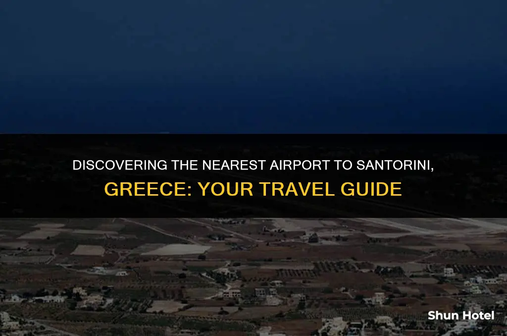 which airport is closest to santorini greece