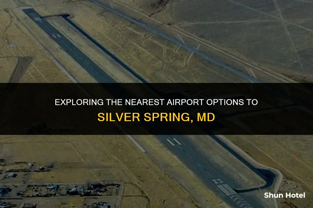 which airport is closest to silver spring md
