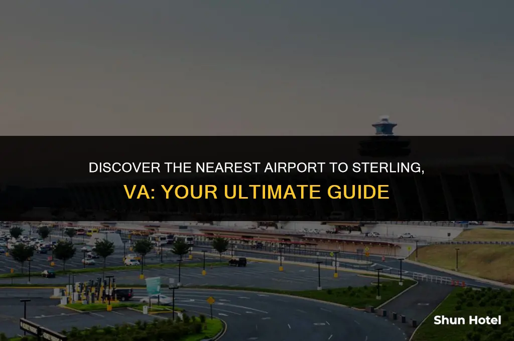 which airport is closest to sterling va