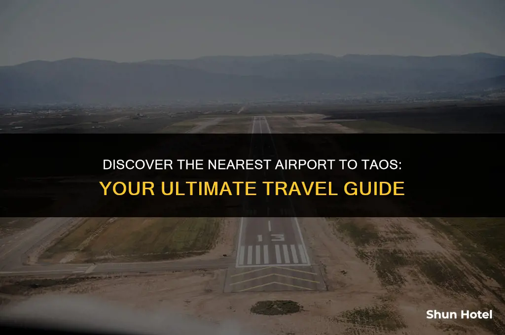 which airport is closest to taos