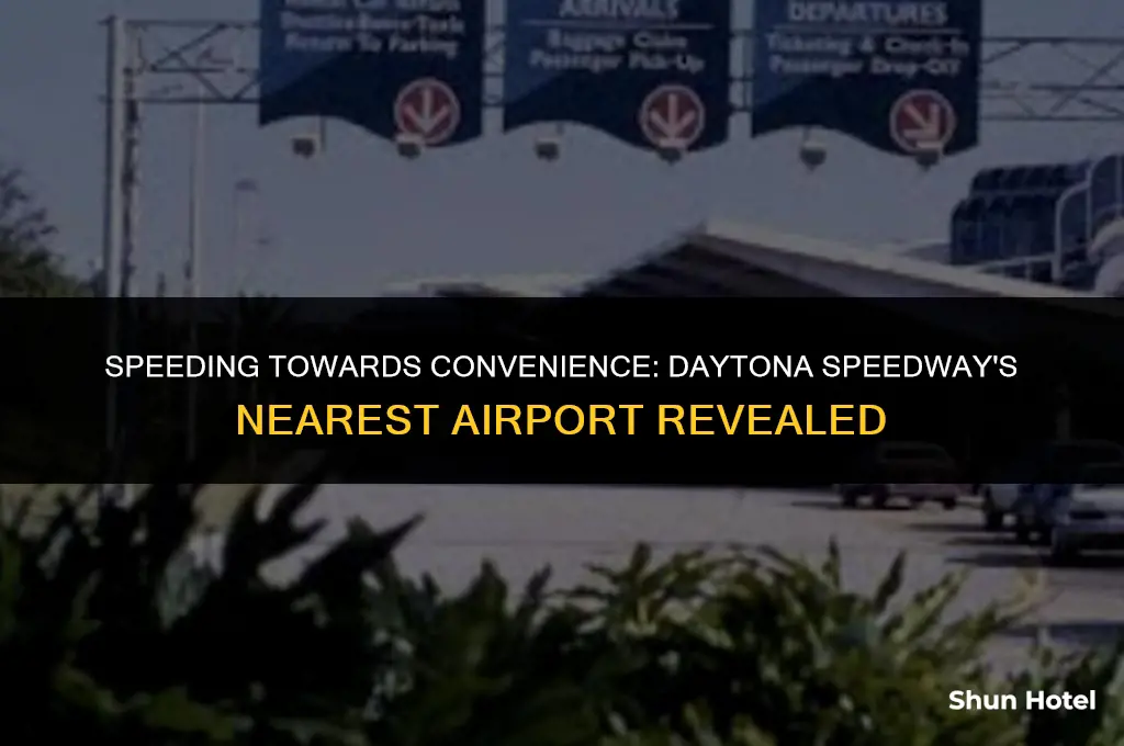 which airport is closest to the daytona speedway