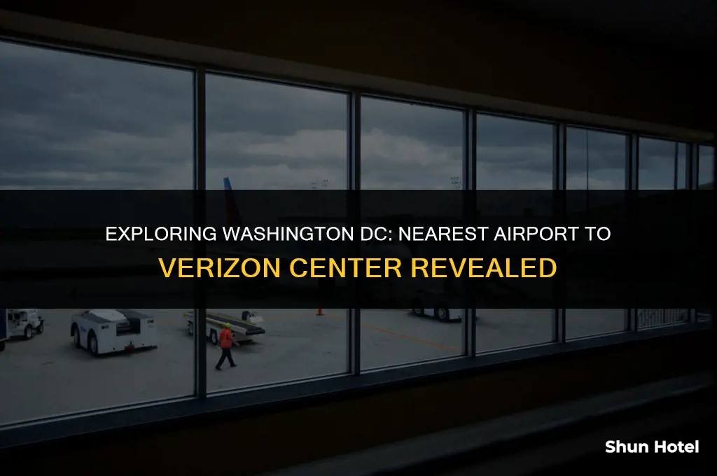 which airport is closest to verizon center in washington dc