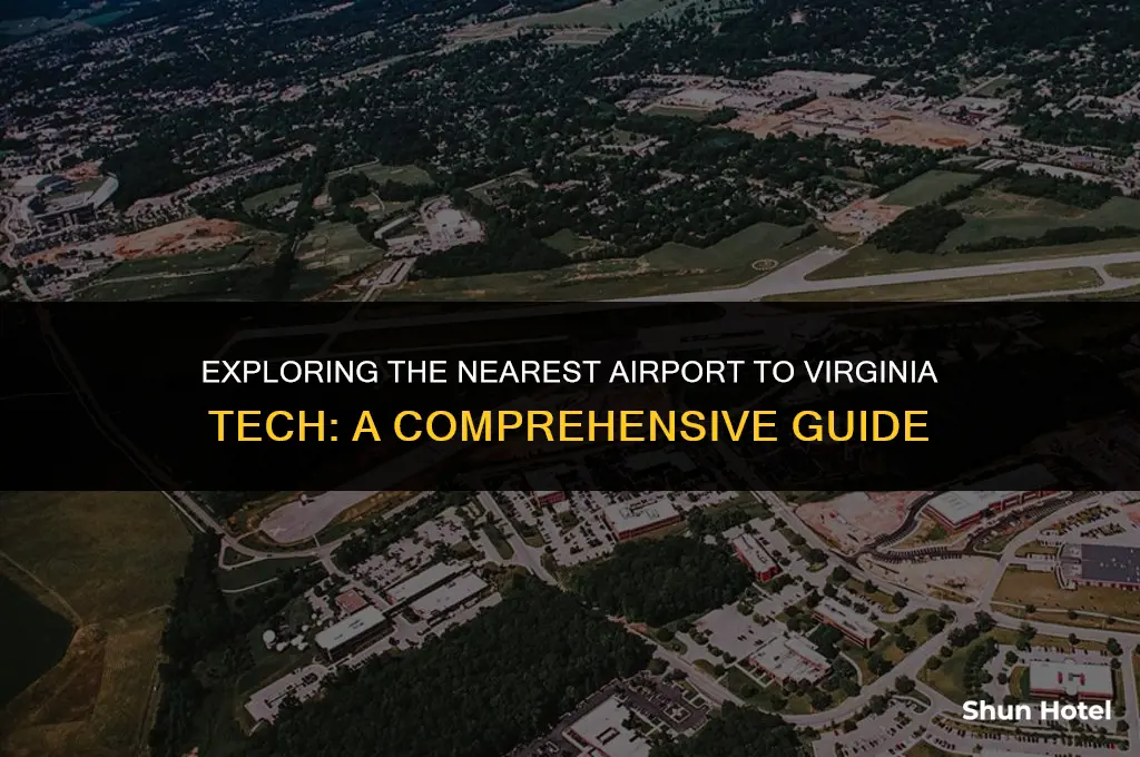 which airport is closest to virginia tech