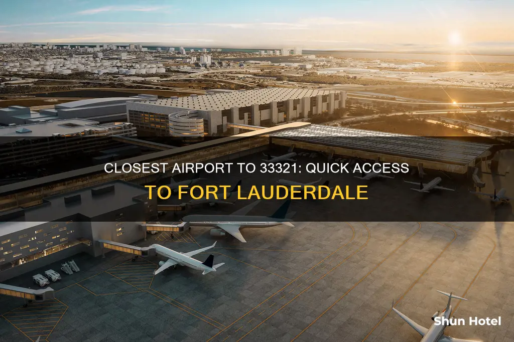 which airport is closet to 33321