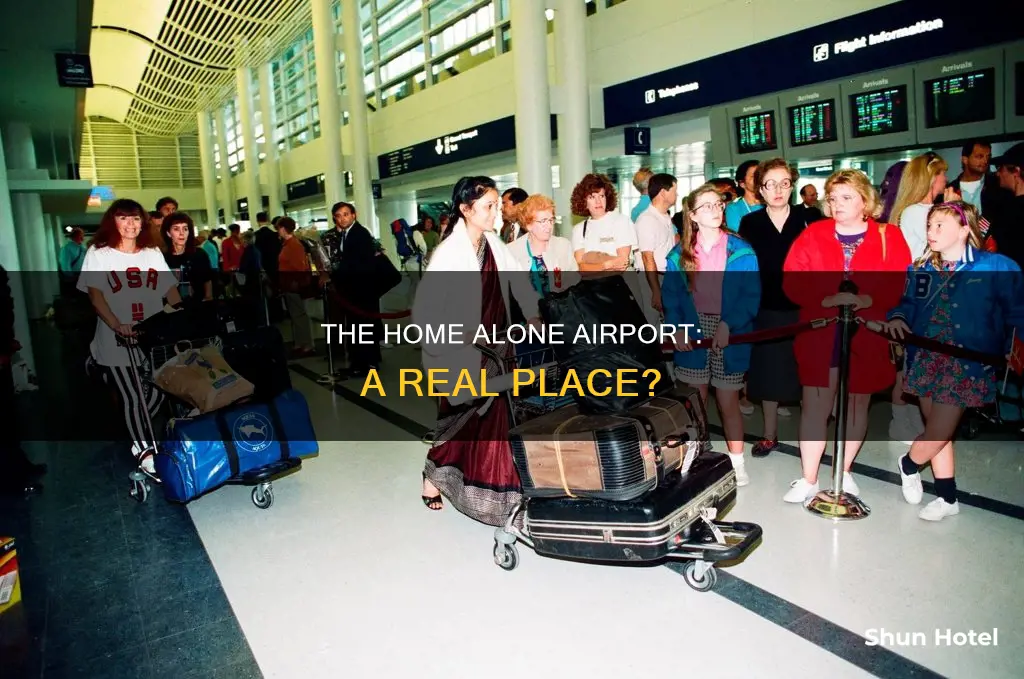 which airport is from home alone