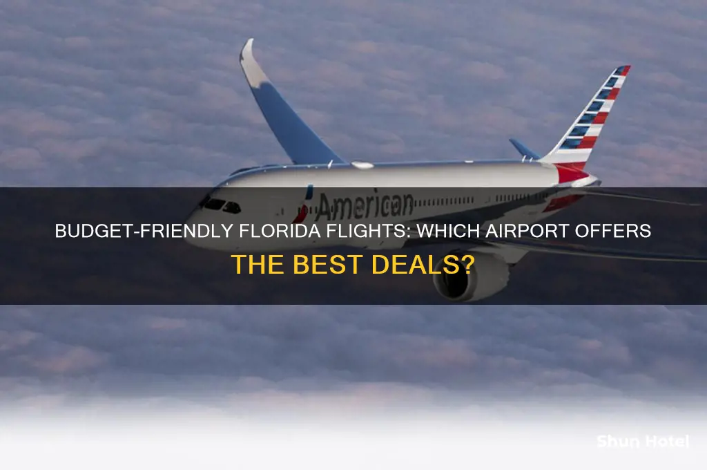 which airport is less exspensive to fly into in florida