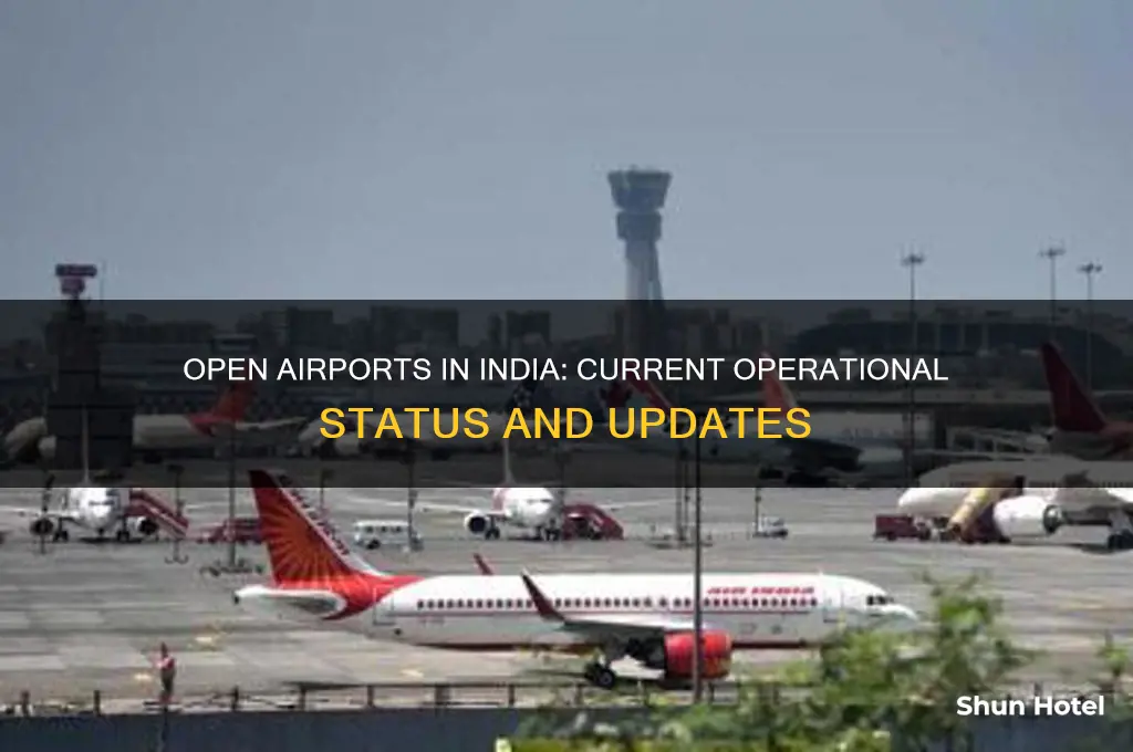 which airport is open in india