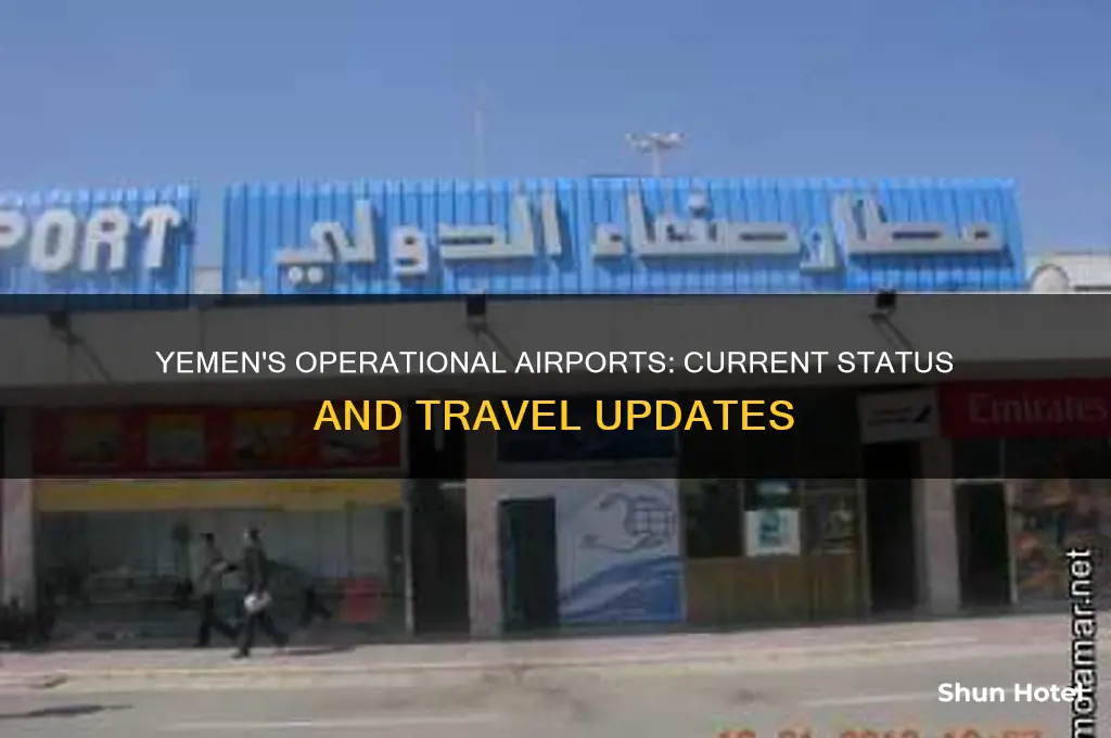 which airport is open in yemen