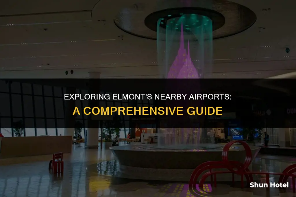 which airport is the second closest to elmont