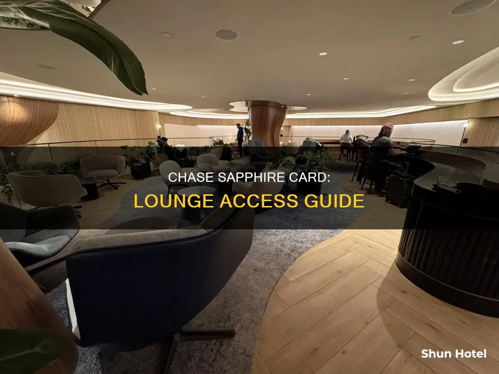 which airport lounges can chase sapphire card holders use