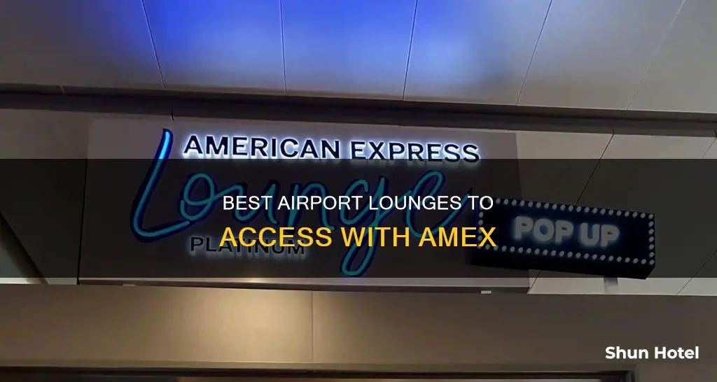 which airport lounges can i access with amex