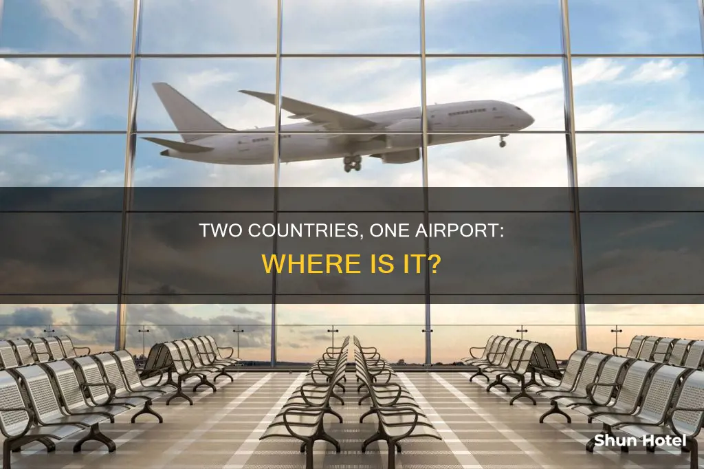 which airport sits on two countries