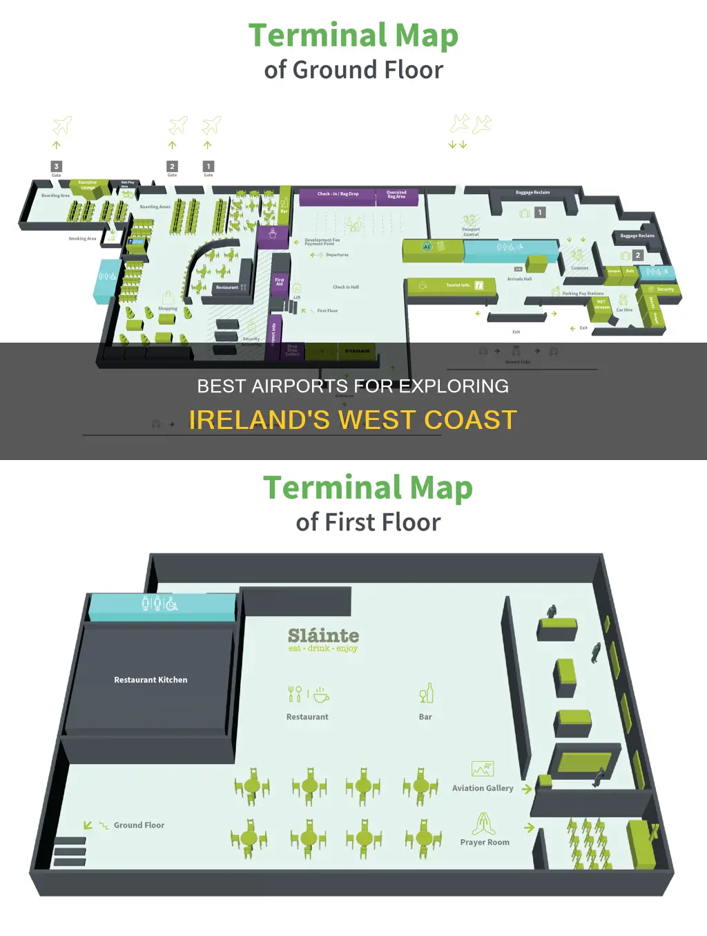 which airport to access west ireland