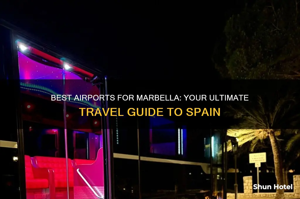 which airport to fly for marbella