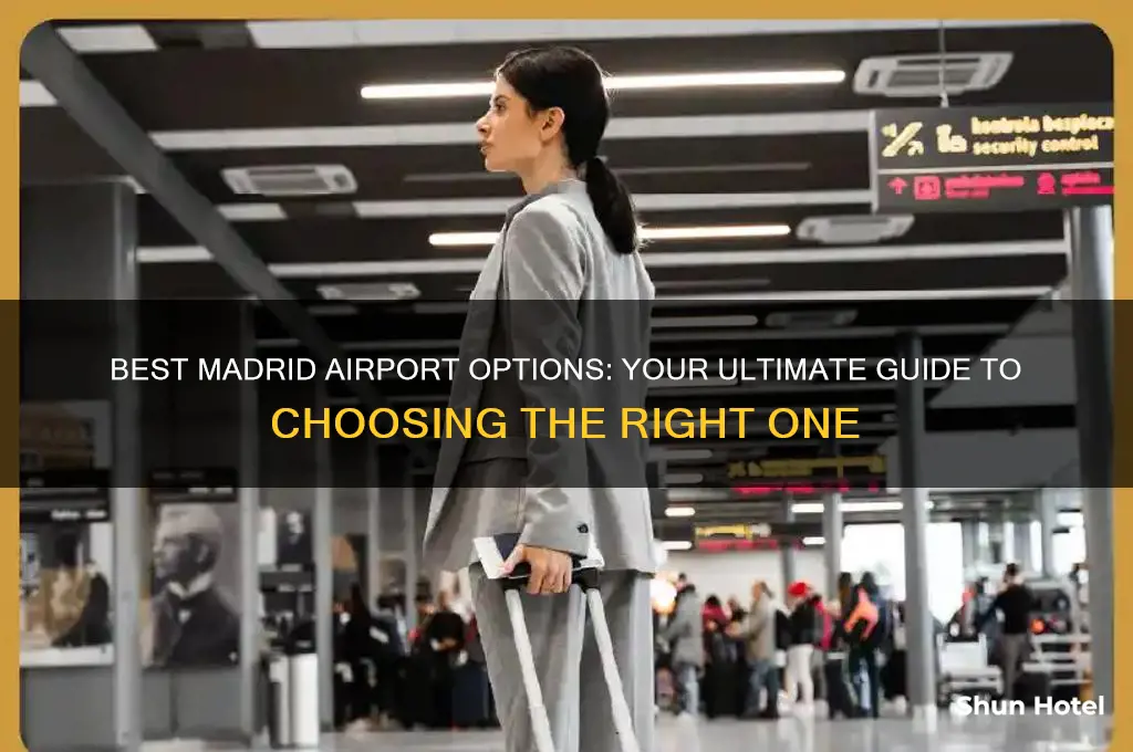 which airport to fly from madrid