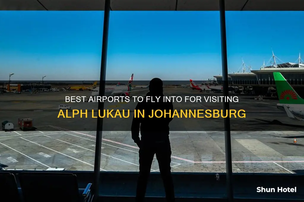 which airport to fly in for alph lukau