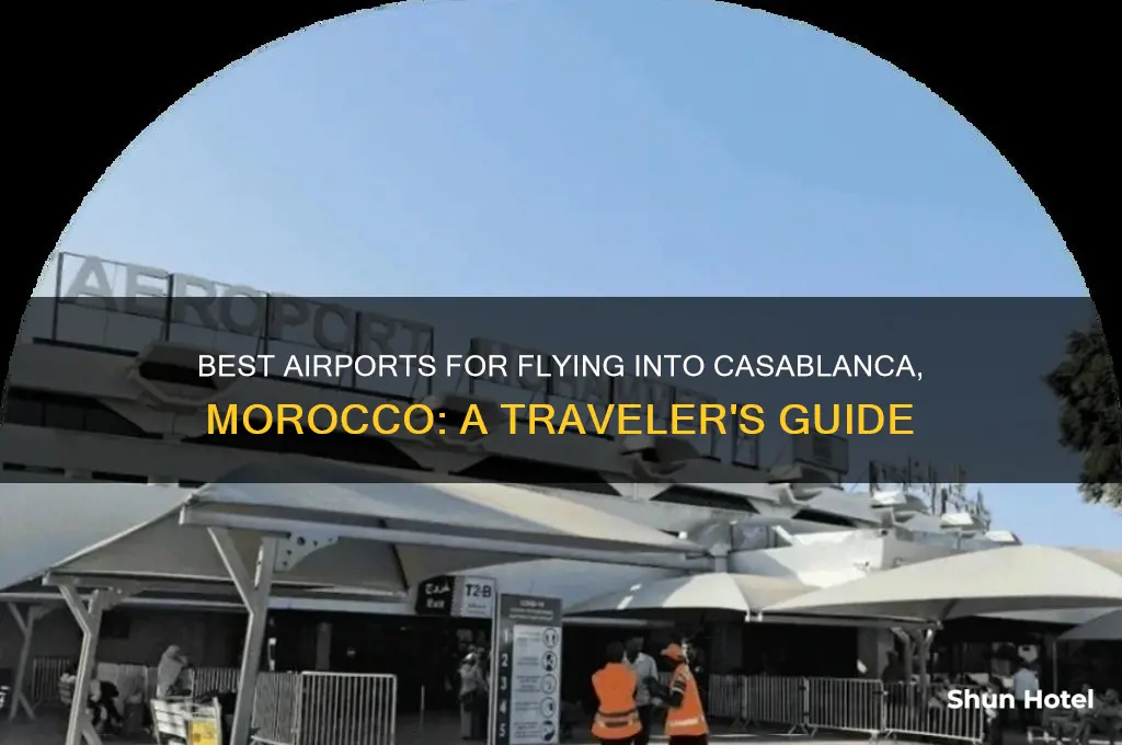 which airport to fly into casablanca morocco