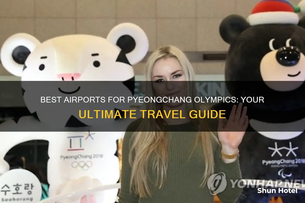 which airport to fly into for pyeongchang olympics