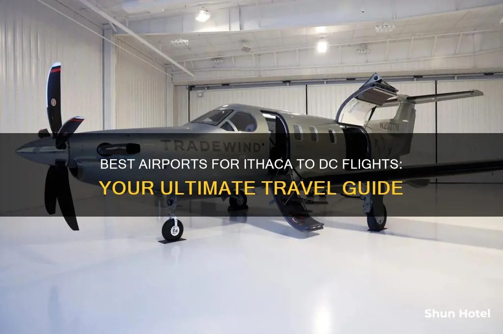 which airport to fly into from ithaca to dc
