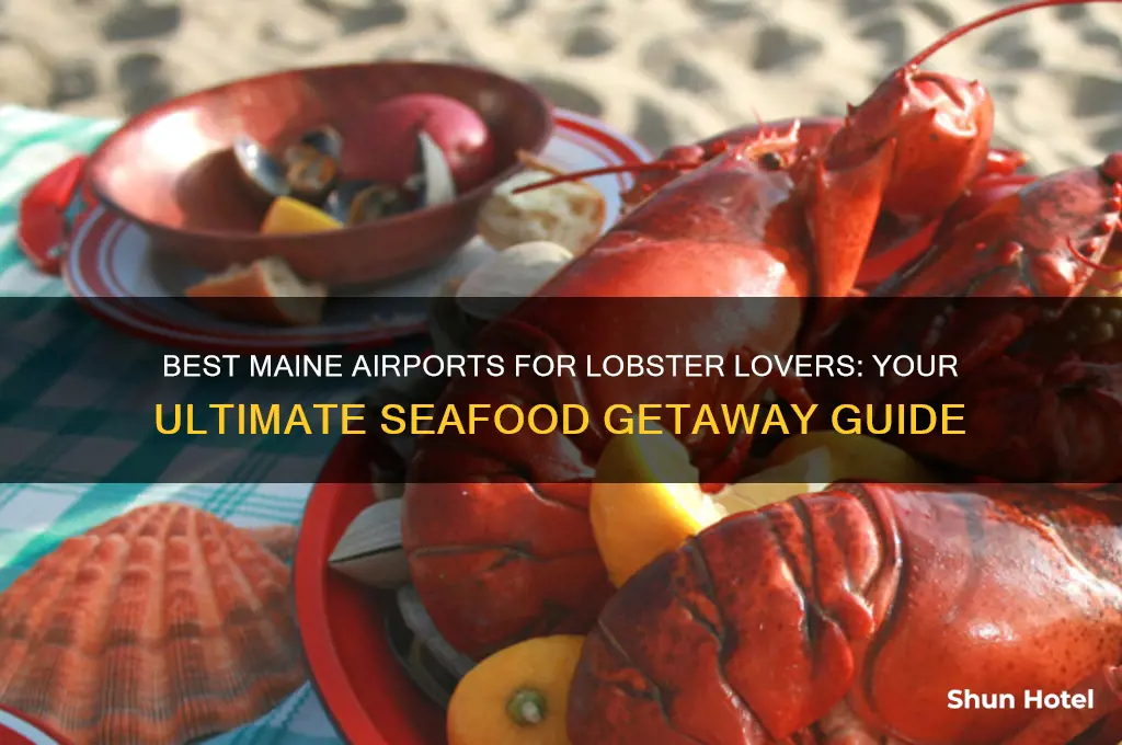which airport to fly into in maine for lobsters