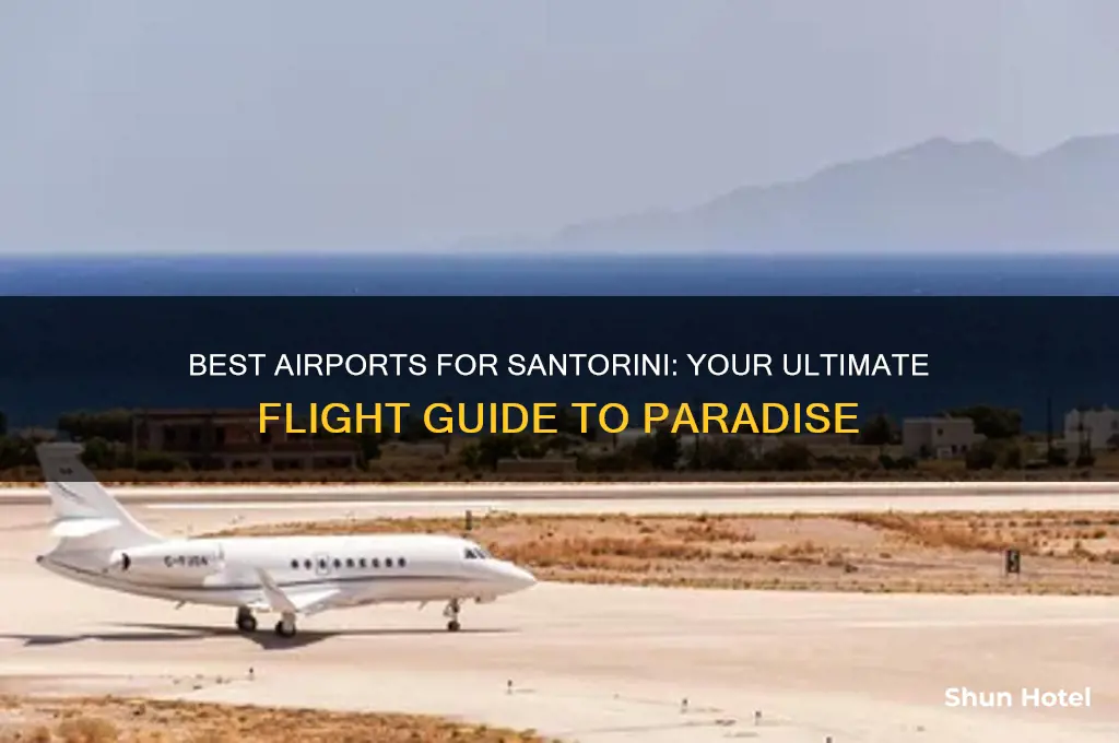which airport to fly into santorini