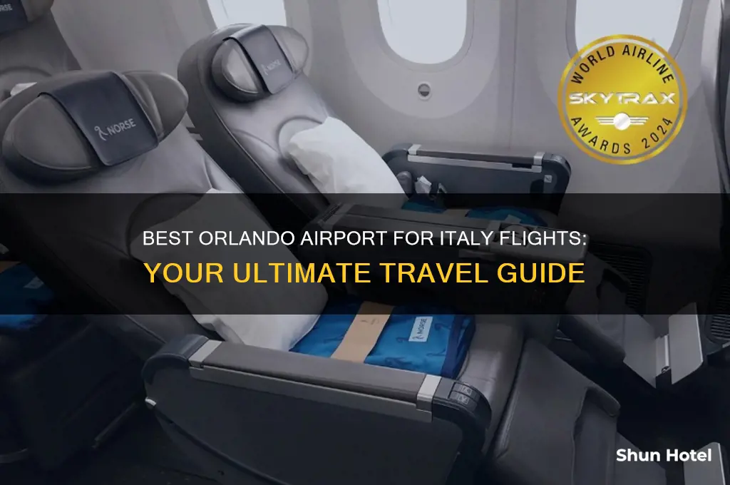 which airport to fly out of in orlando to italy