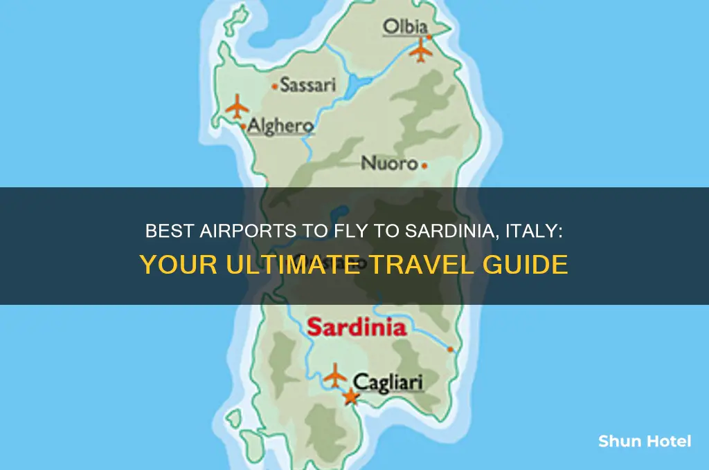 which airport to fly to get to sardinia italy