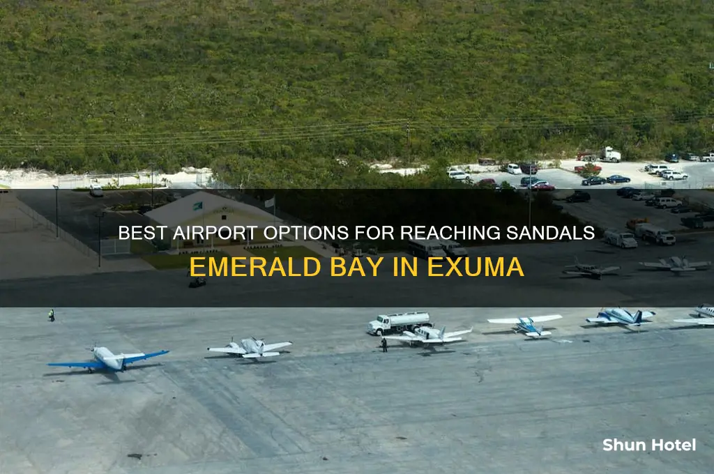 which airport to get to sandals emerald bay