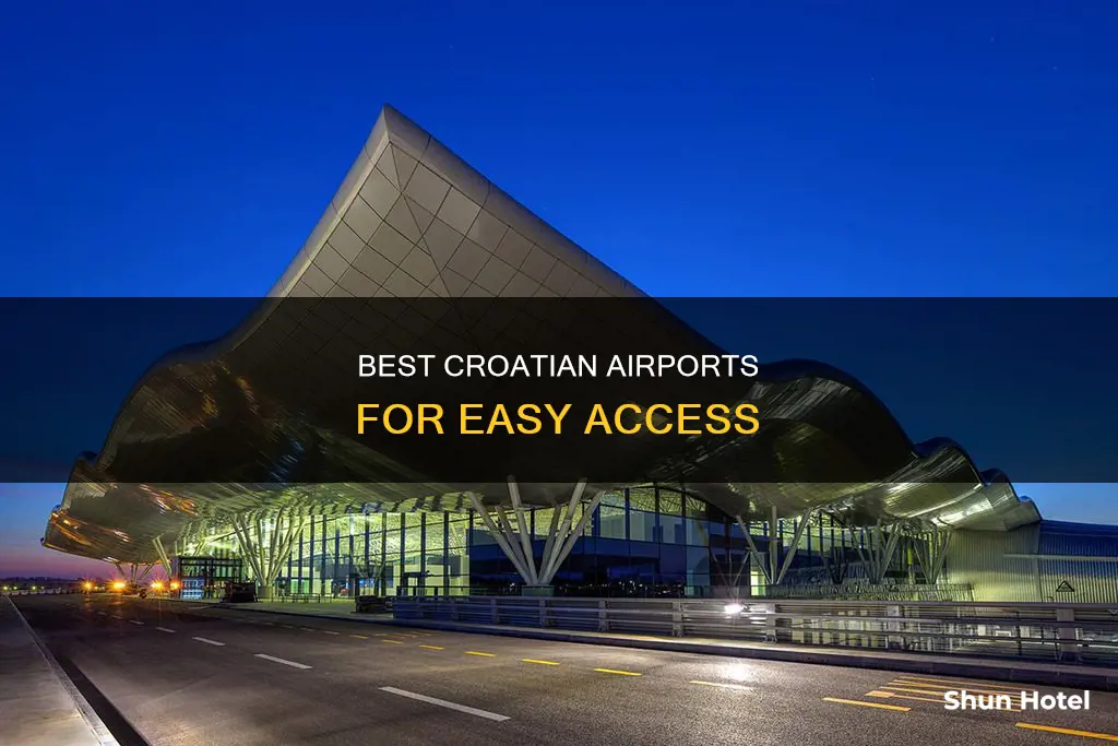 which airport to land in croatia