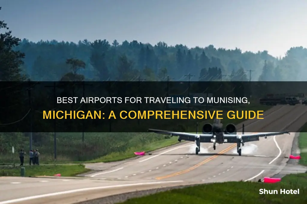 which airport to use to get to munising michigan