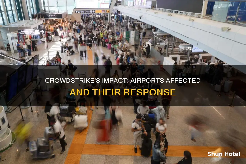 which airports are affected by crowdstrike