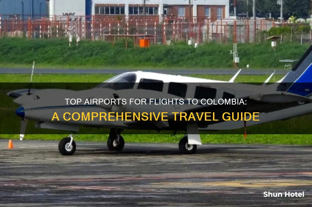 which airports are most popular for flying to colombia