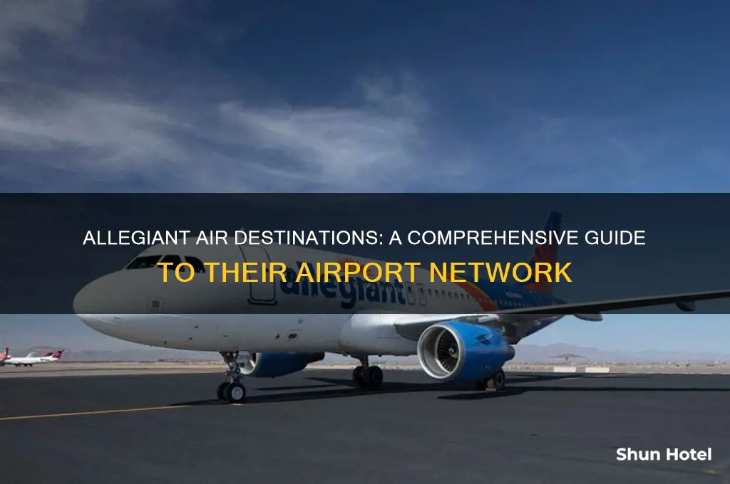 which airports does allegiant fly into