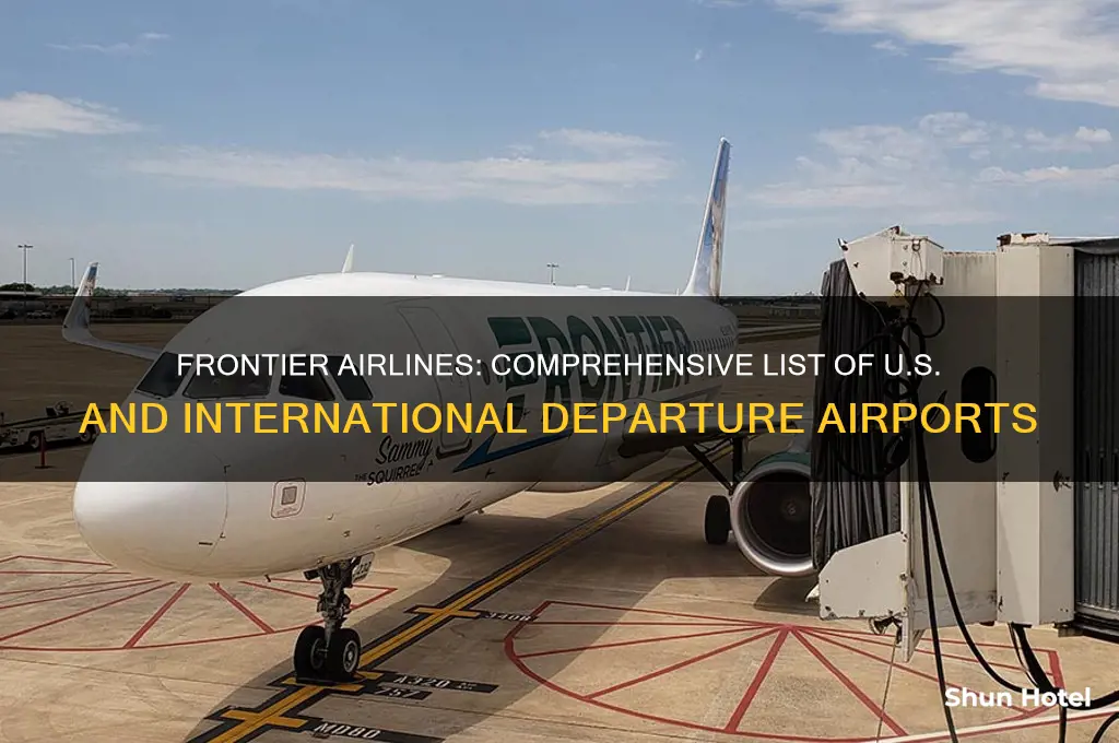 which airports does frontier fly out of