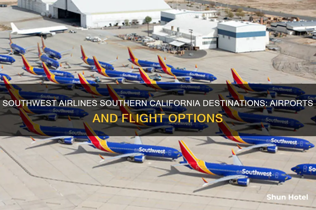 which airports does southwest fly into in southern california