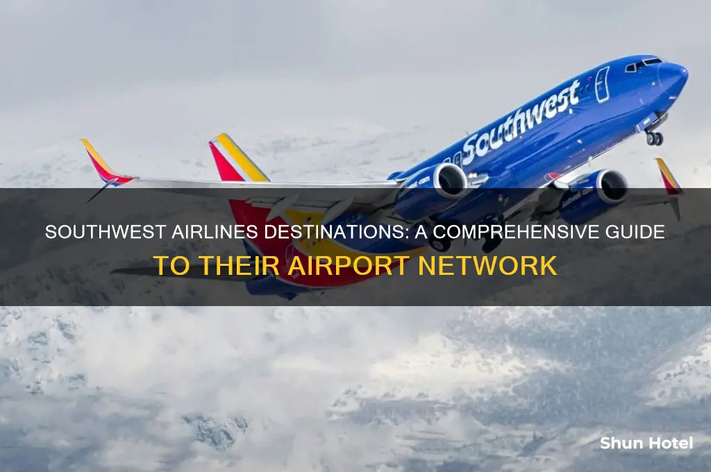 which airports does southwest fly into
